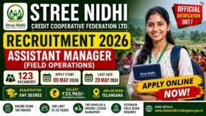 Stree Nidhi jobs telangana 2026