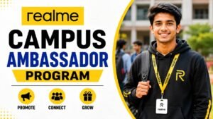 how to apply for realme campus ambassador program