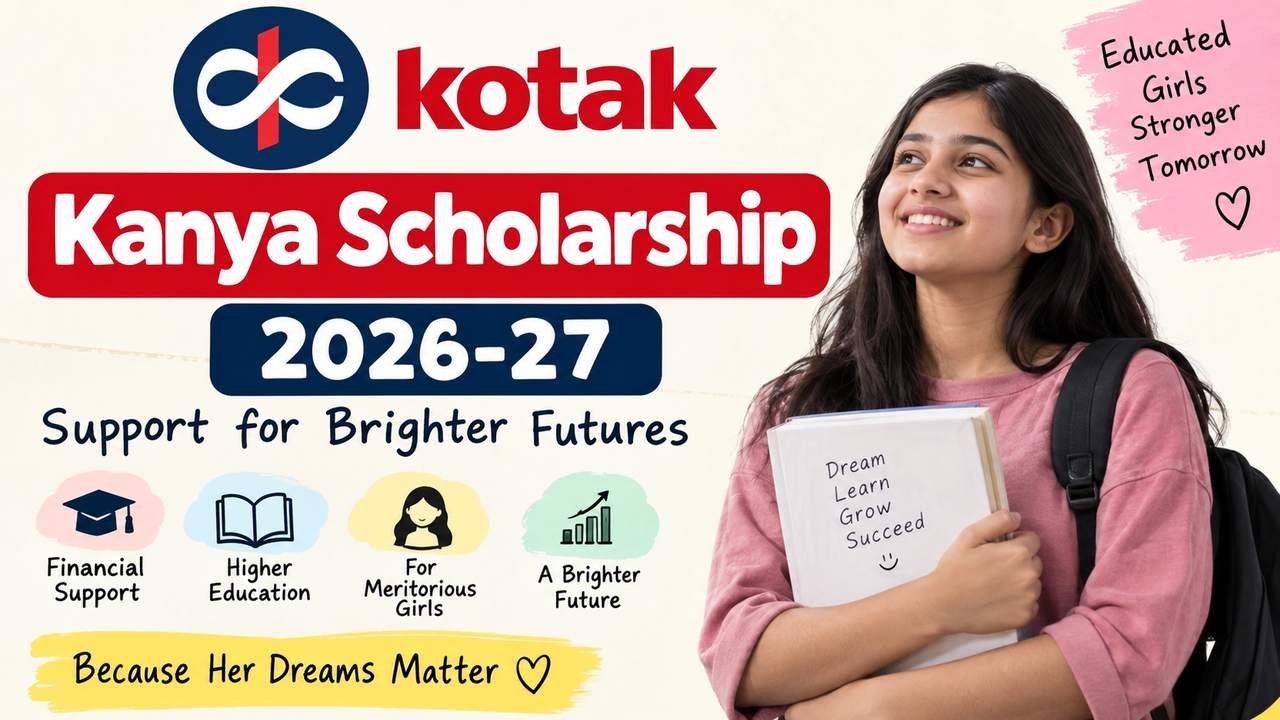 how to apply kotak kanya scholarship